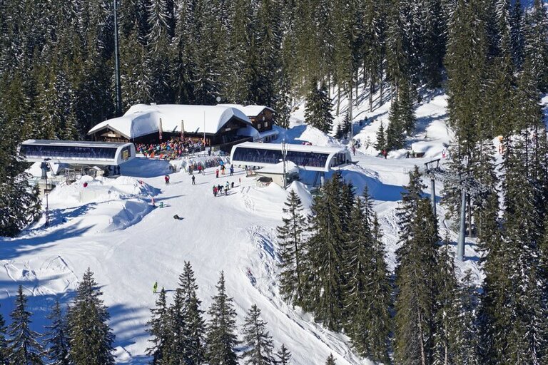 Skigebiet Spitzingsee mit Jagahüttn